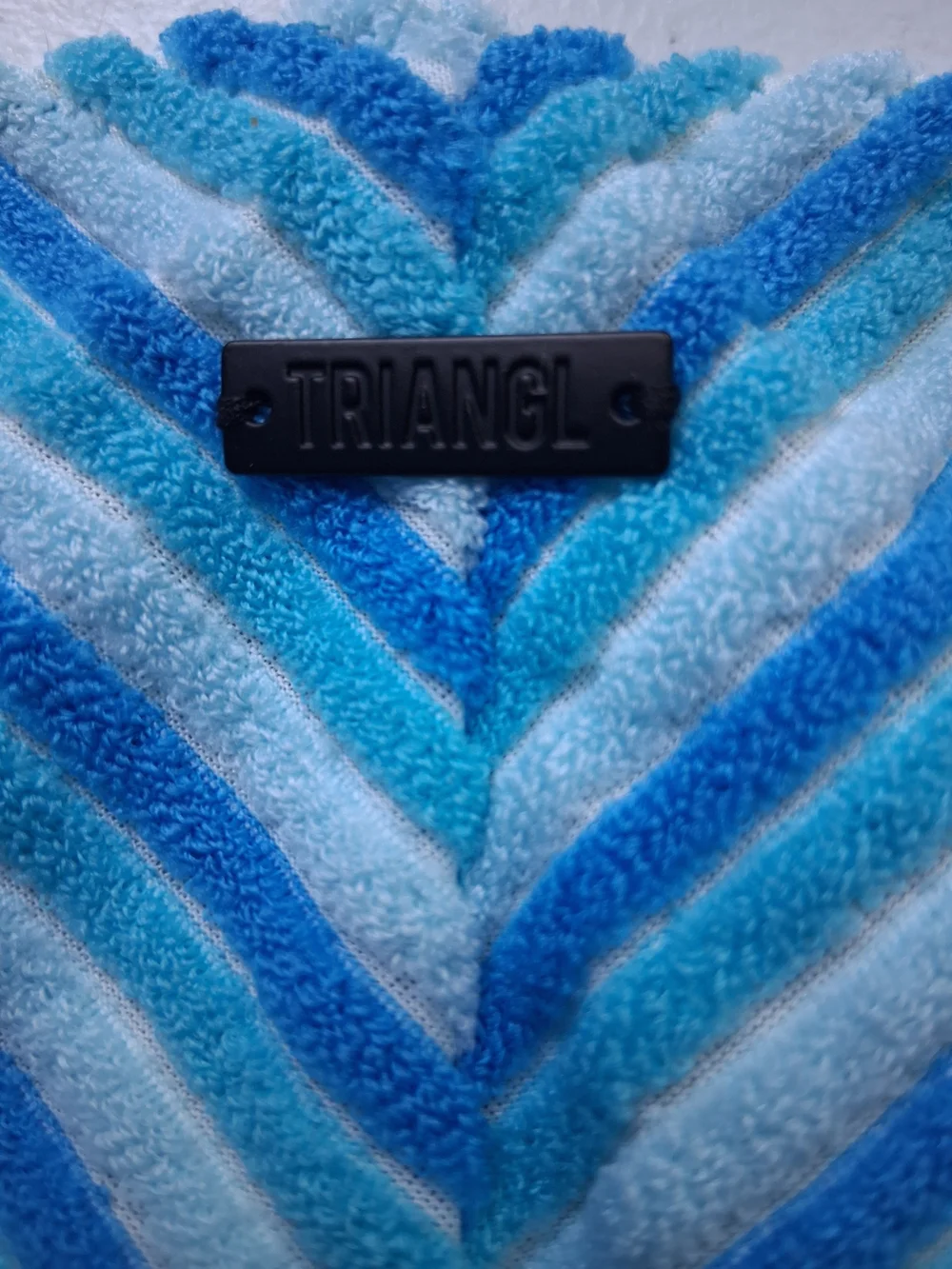 triangl swimwear Aqua Blue Chevron Tie-Side Bikini Bottom